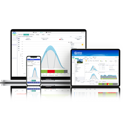 le logiciel Épices sur différents écrans d'ordinateur, tablette et téléphone portable