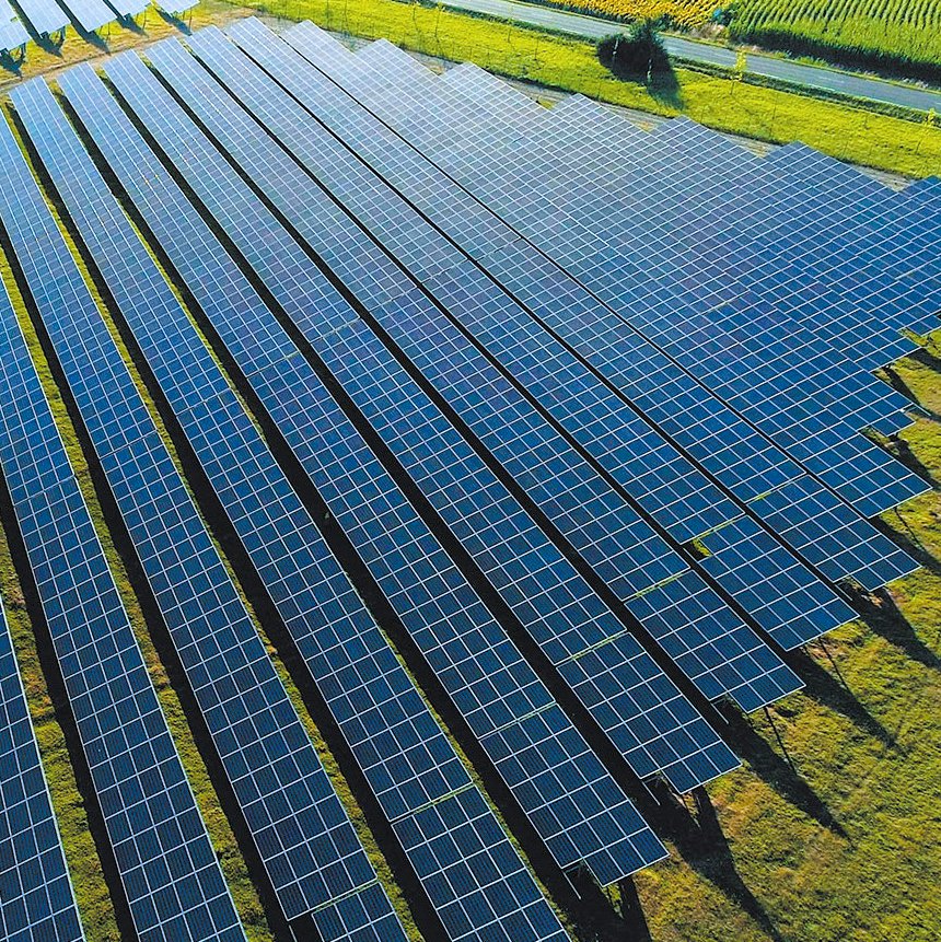 Centrale photovoltaïque au sol en France